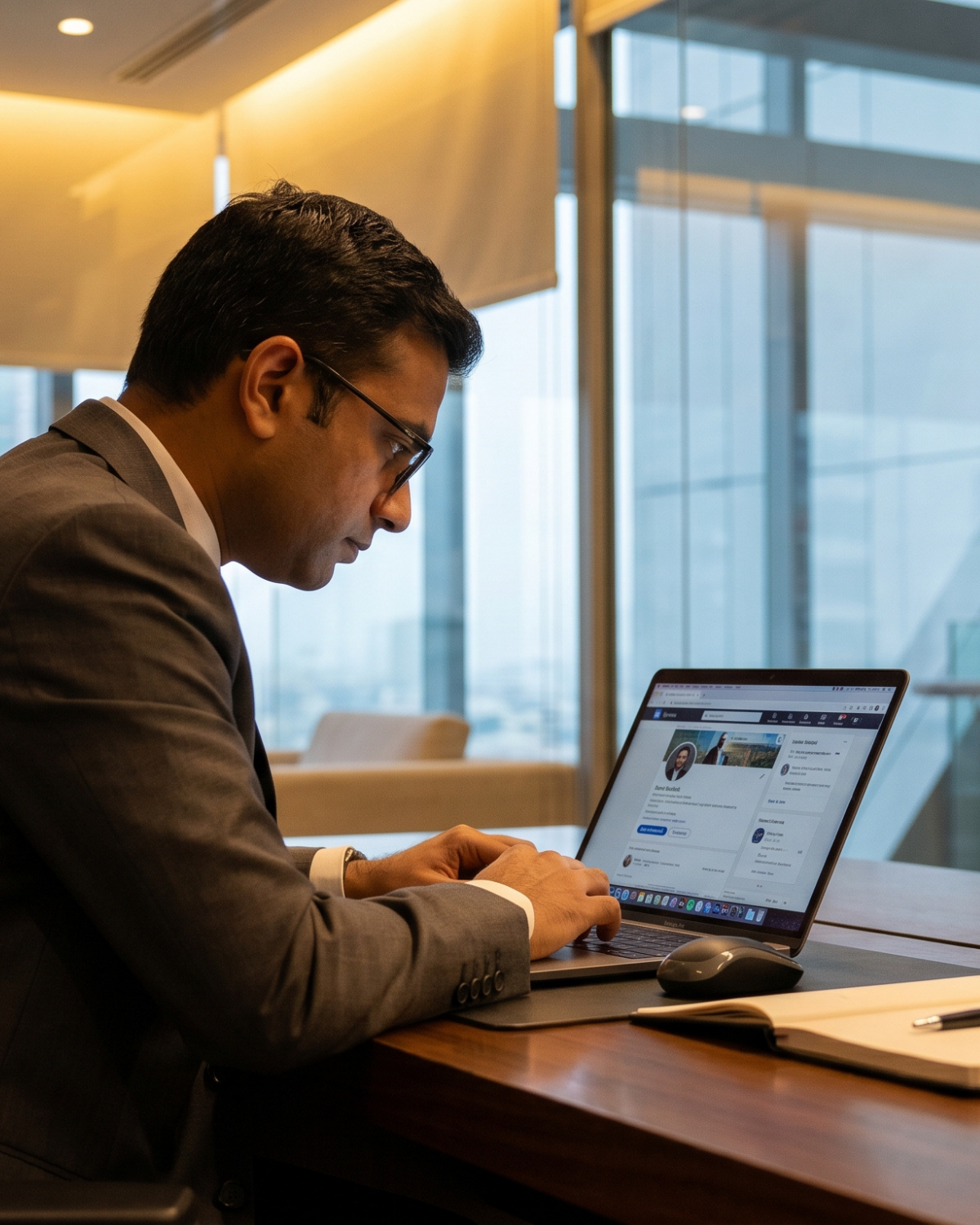 Recruiter screening candidates