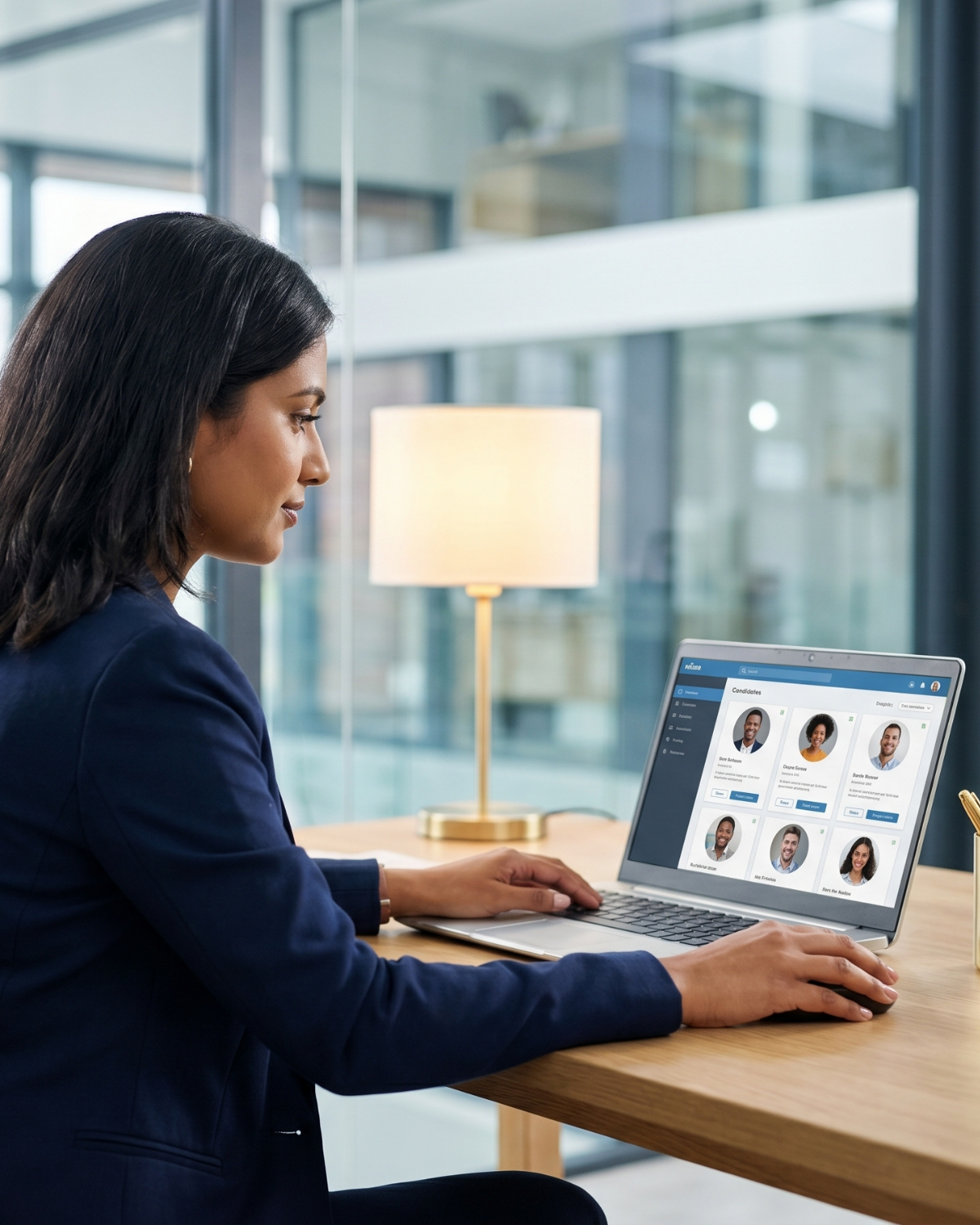 Recruiter screening shortlisted candidates